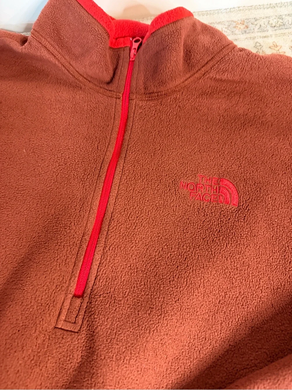 The north face quarter zip pullover